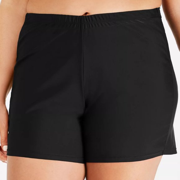 ISLAND ESCAPE Plus Size Swim Shorts - Picture 1 of 2